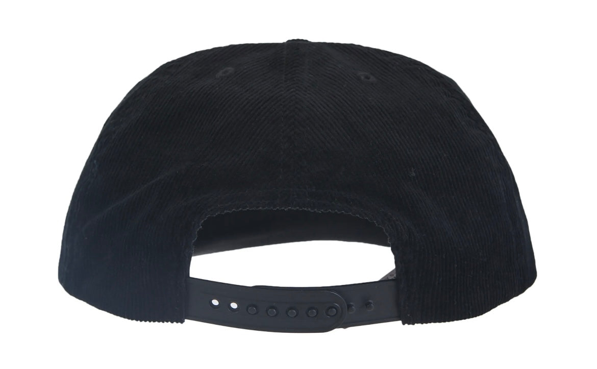 Gorro Supreme Champagne Corduroy 5-Panel Black