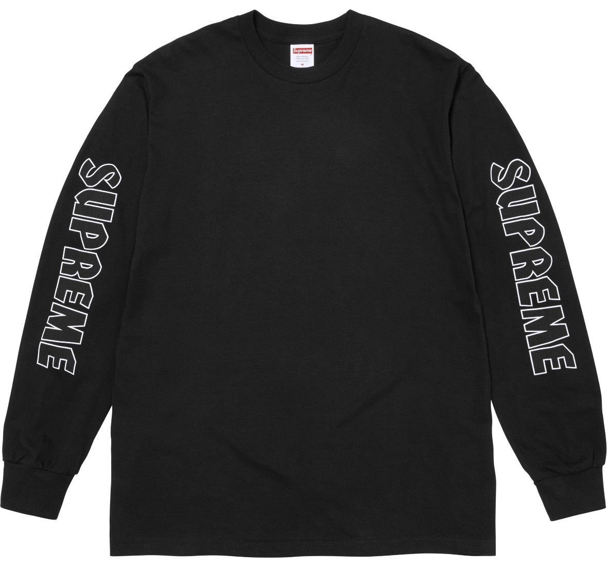 Camiseta Supreme x Spitfire L/S Black