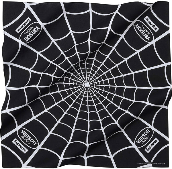 Bandana Supreme x Vanson Leathers x Spider Man Black