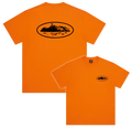 Camiseta Corteiz Island Puff Print Orange
