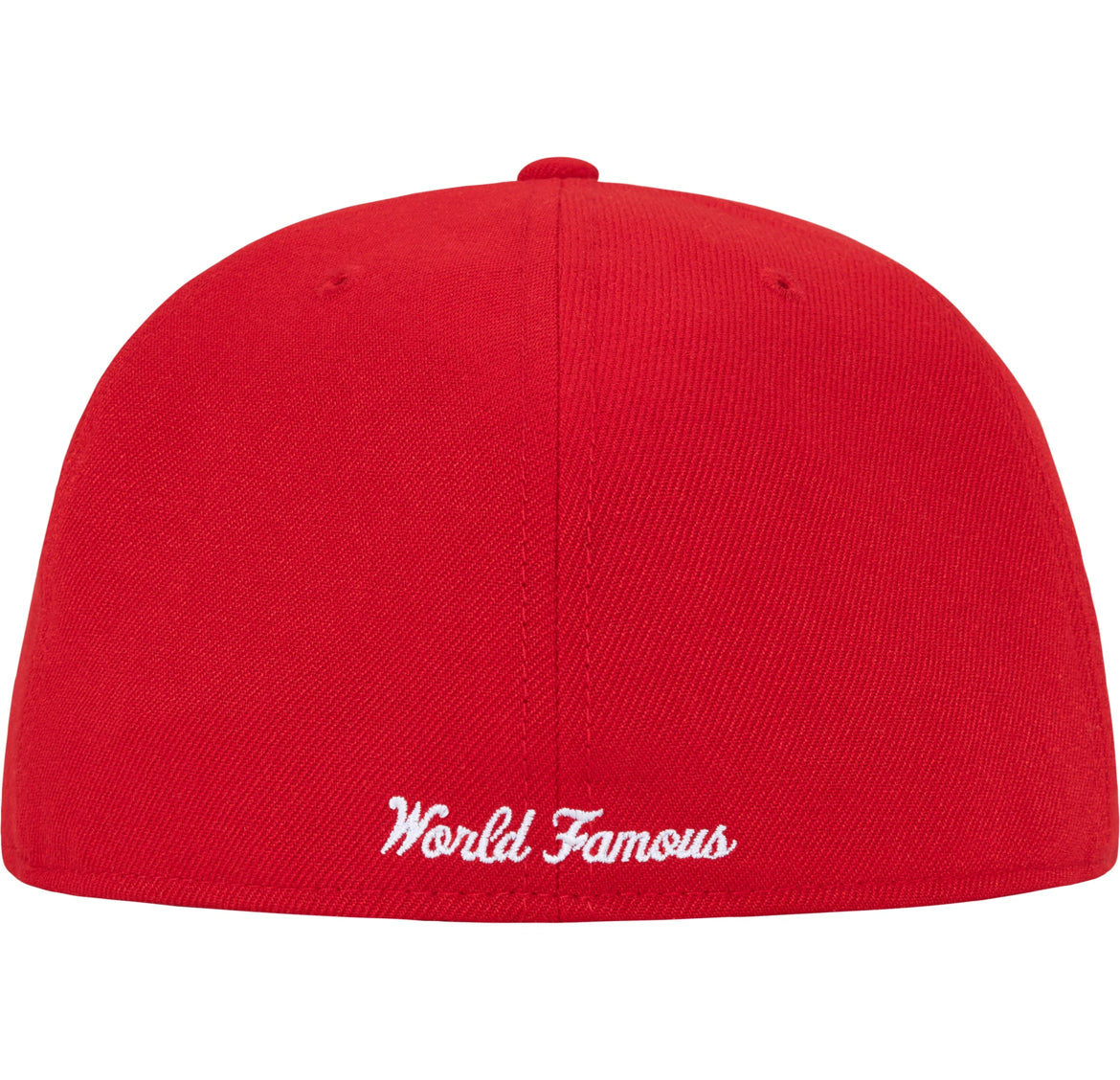 Gorro Supreme x New Era Bones 59Fifty Rojo