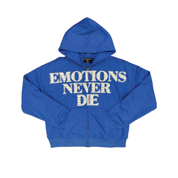 Campera Mixed Emotions End Rhinestone Blue