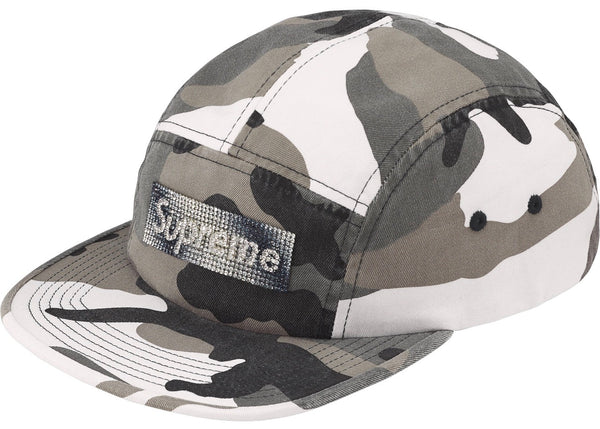 Gorro Supreme Rhinestone Label Snow Camo