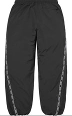 Pantalon Supreme Logo Taping Track Black