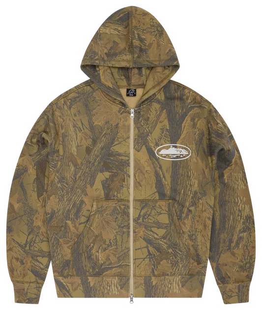 Campera Corteiz Island Puff Print Forest Camo