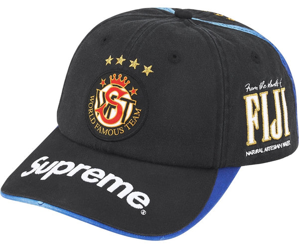 Gorro Supreme x Fiji 6-Panel Black