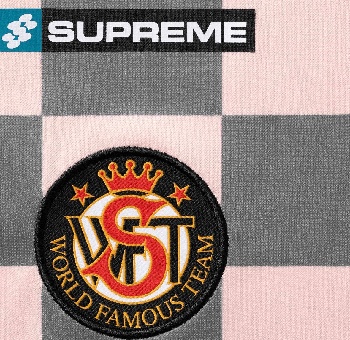 Jersey Supreme Checkerboard Soccer Pink