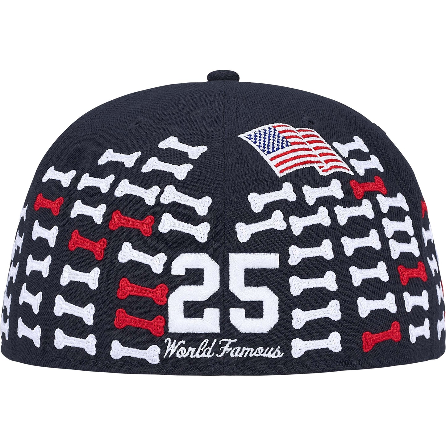 Gorro Supreme Bones Box Logo New Era Navy