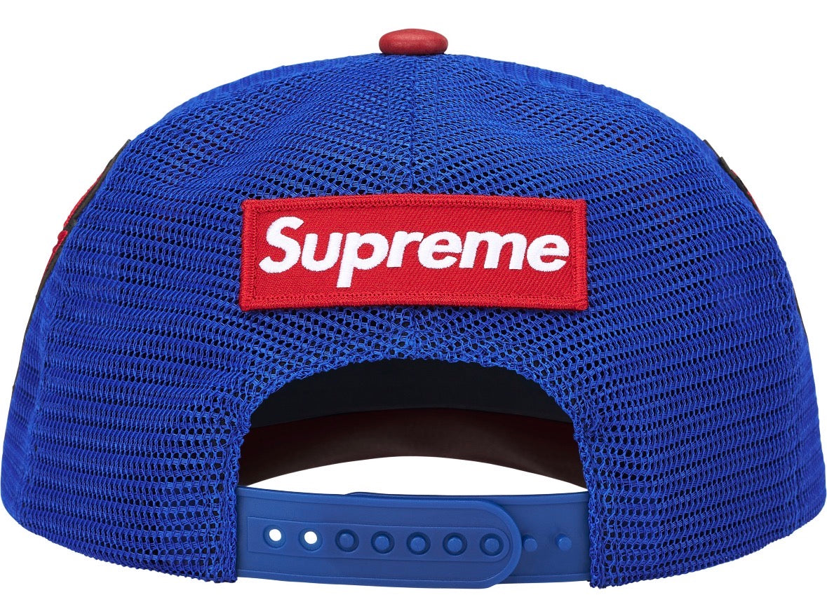 Gorro Supreme x Vanson Leathers x Spider-Man Mesh Back 6-Panel Red