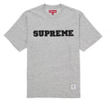 Camiseta Supreme Collegiate S/S Top Heather Grey
