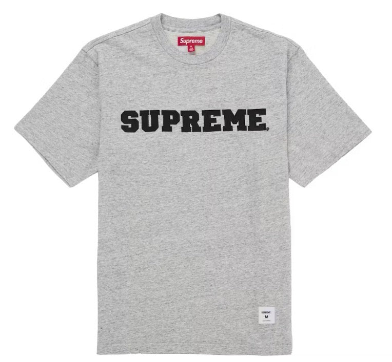 Camiseta Supreme Collegiate S/S Top Heather Grey