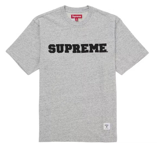 Camiseta Supreme Collegiate S/S Top Heather Grey