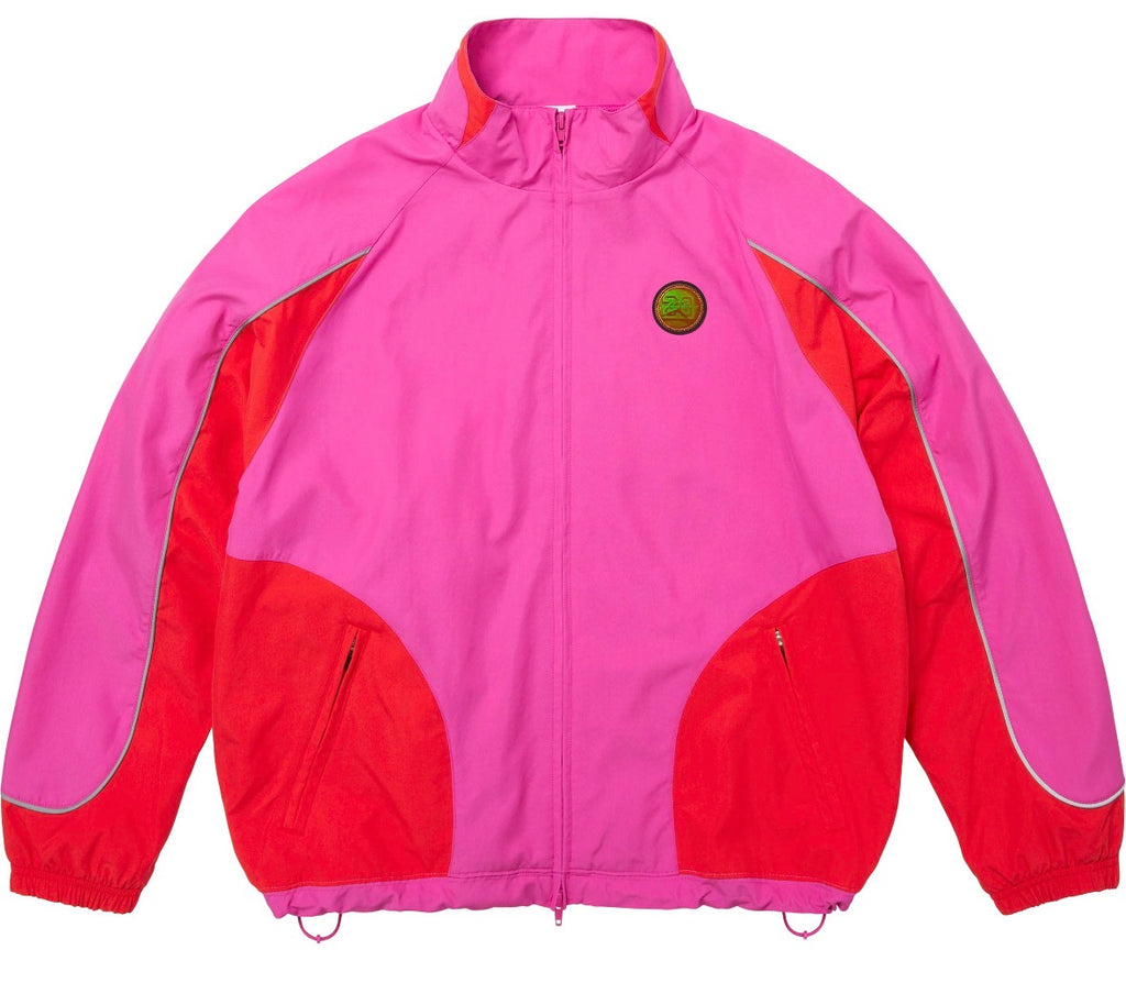 Campera Supreme x Jordan Track Jacket White Pink
