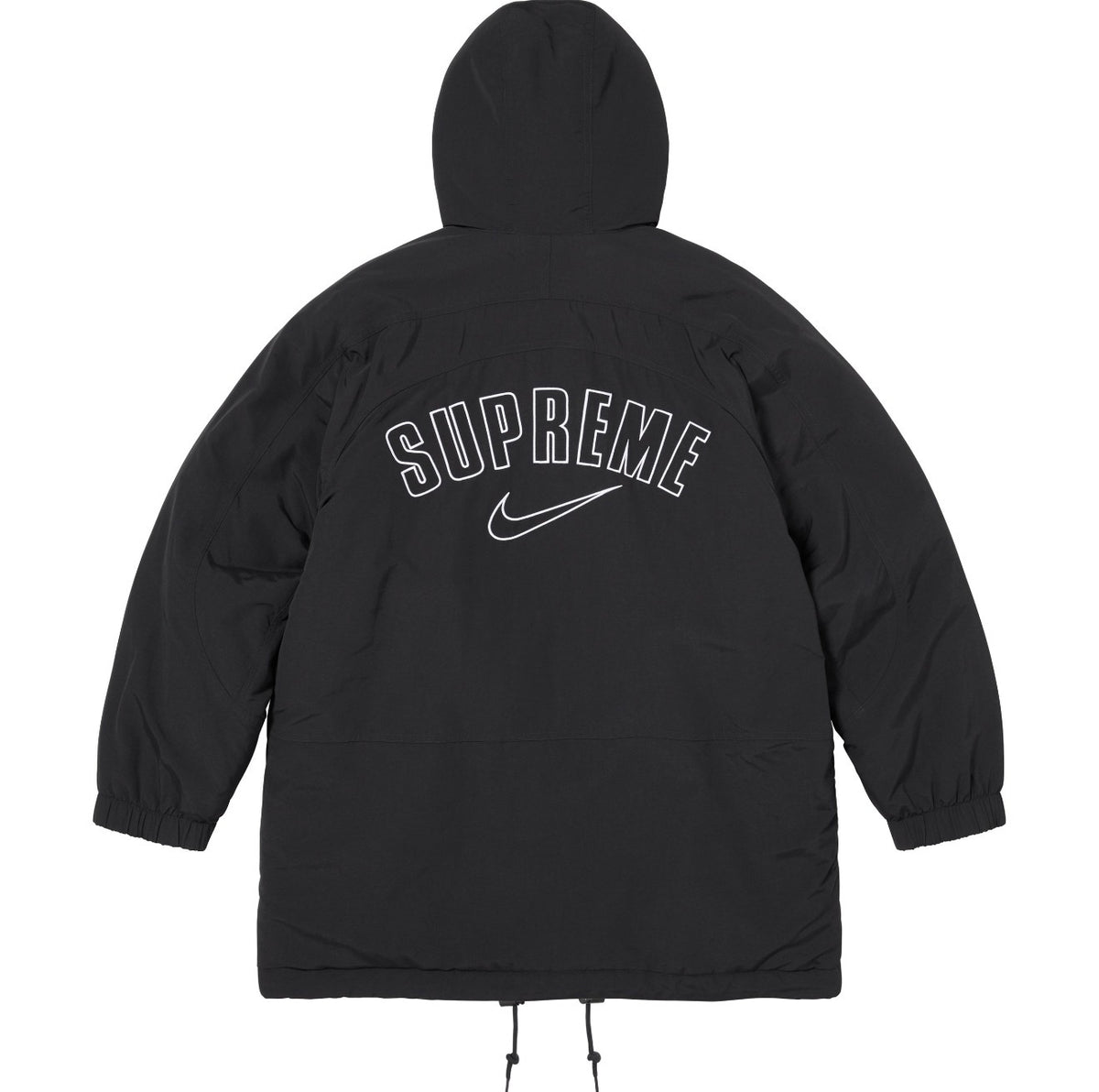Campera Supreme x Nike Faux Fur Reversible Parka Black