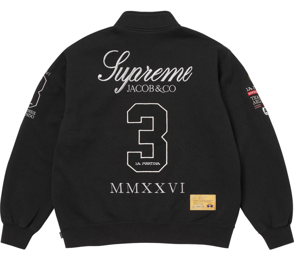 Buzo Supreme x La Martina x Jacob & Co Black