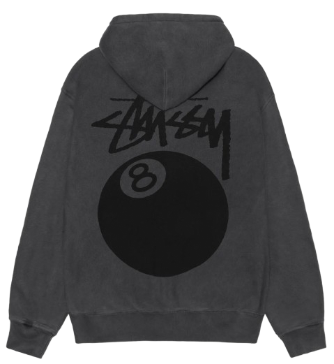 Canguro Stussy 8 Ball Pigement Dyed Black