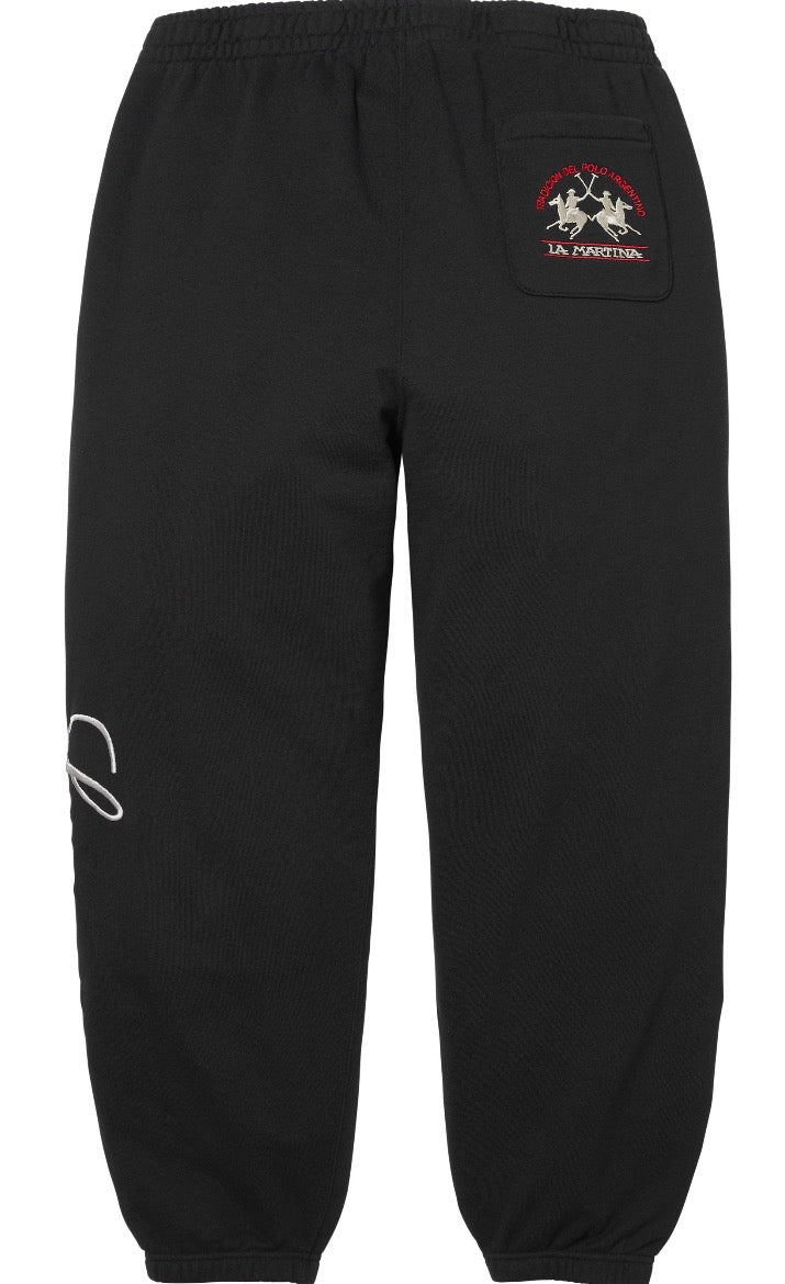 Pantalon Supreme x La Martina x Jacob & Co Black