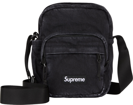 Supreme Denim Shoulder Bag Black