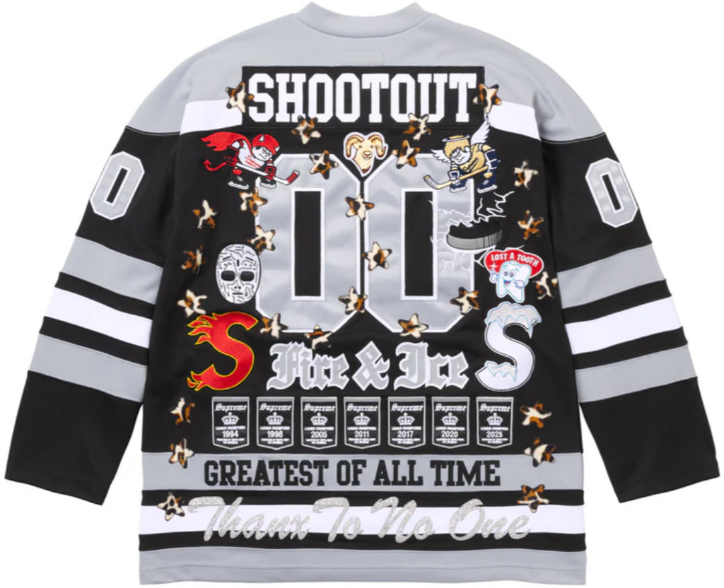Jersey Supreme Fire & Hockey Black