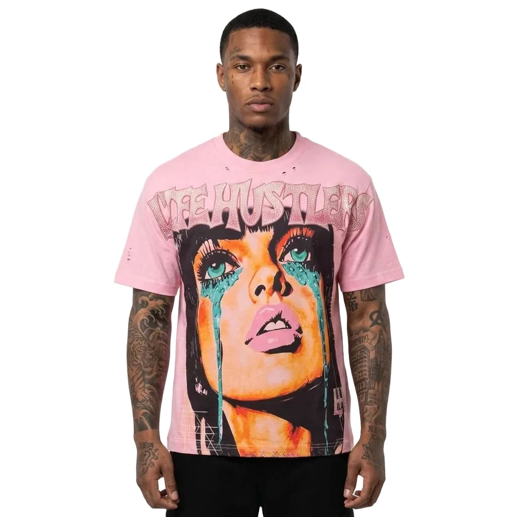 Camiseta Life Hustler Crying Woman