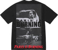 Camiseta Supreme Paris Is Burning Black