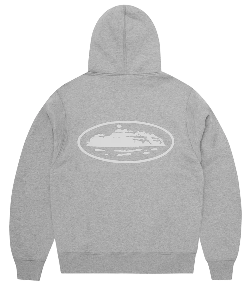 Campera Corteiz Island Puff Print Grey