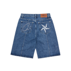 Short Corteiz C-Star Denim Midwash