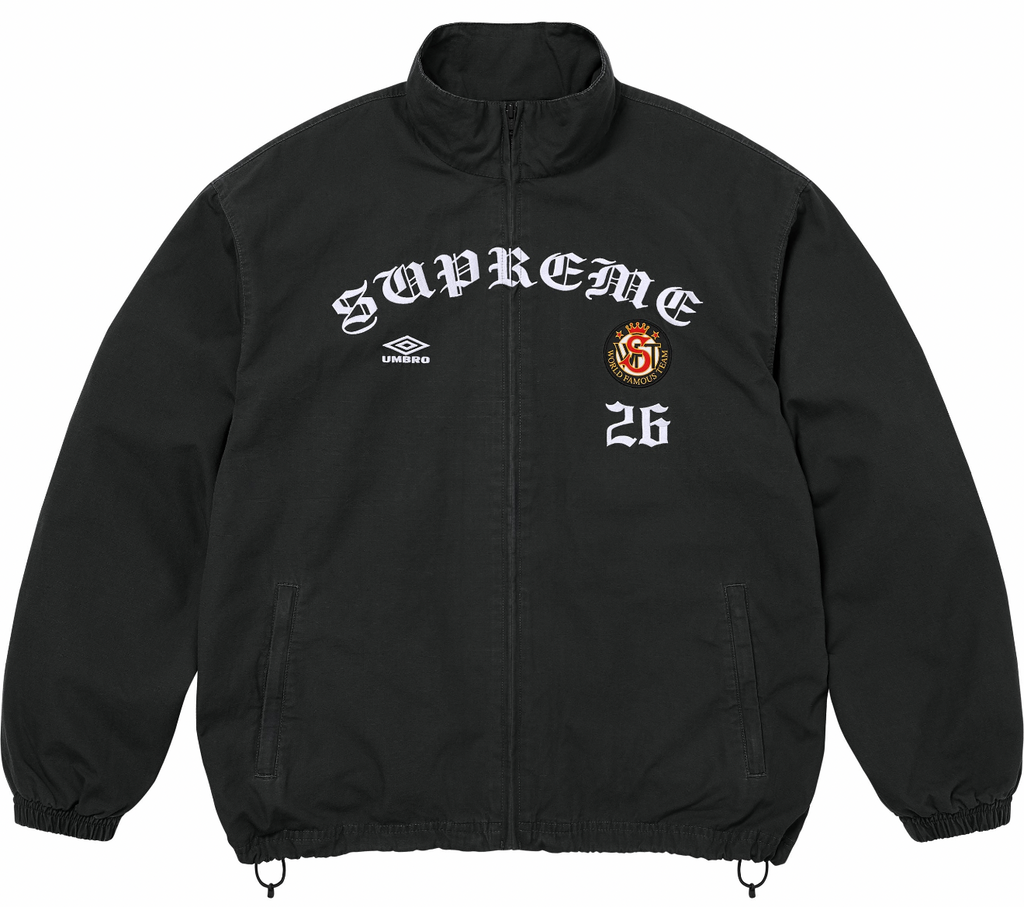Campera Supreme x Umbro Cotton Ripstop Track Black