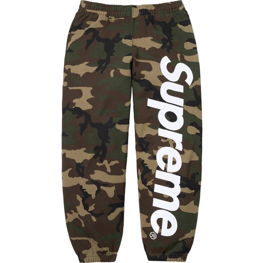 Pantalon Supreme Satin Appliqué Woodland Camo