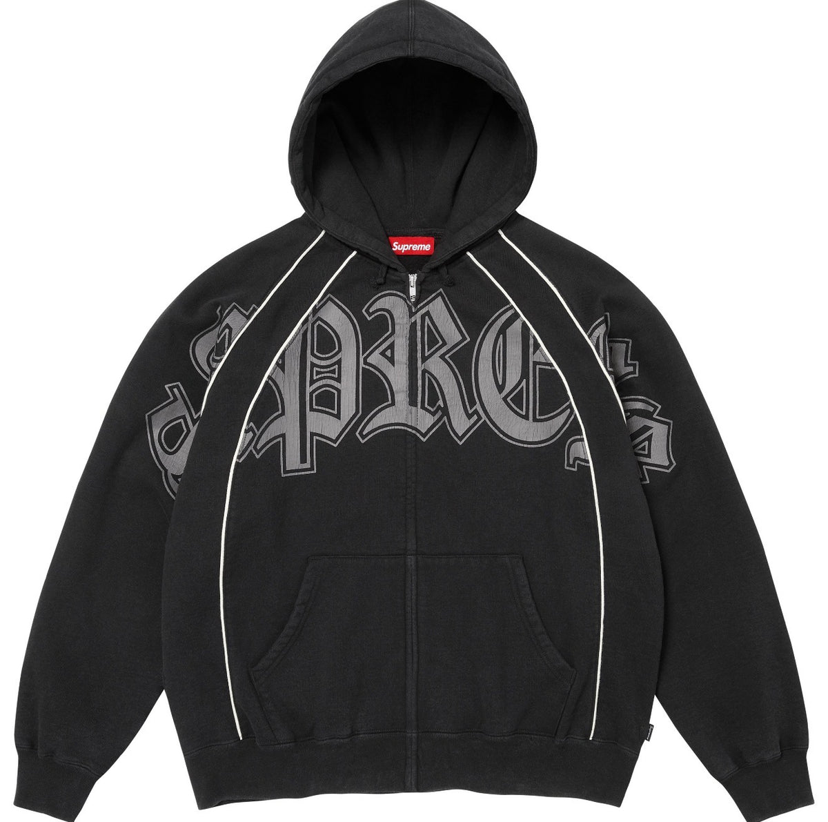 Campera Supreme Paneled Black