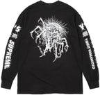 Camiseta Supreme X Yohji Yamamoto Manga Larga Black