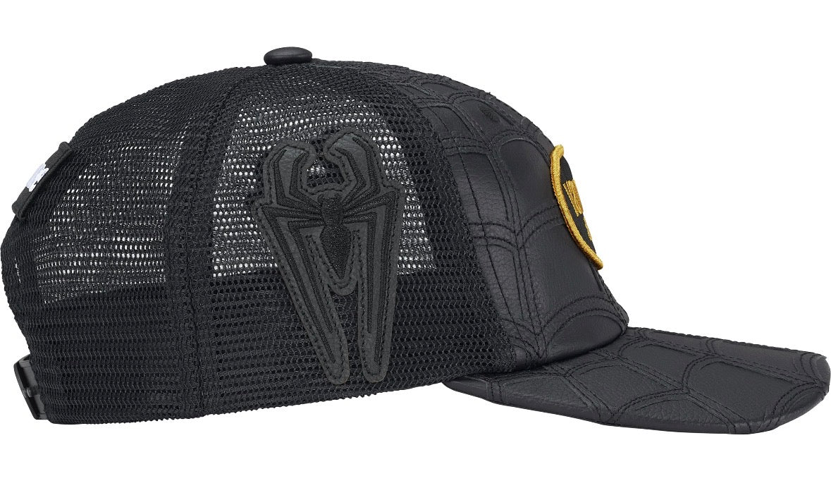 Gorro Supreme x Vanson Leathers x Spider Man Mesh Back 6-Panel Black