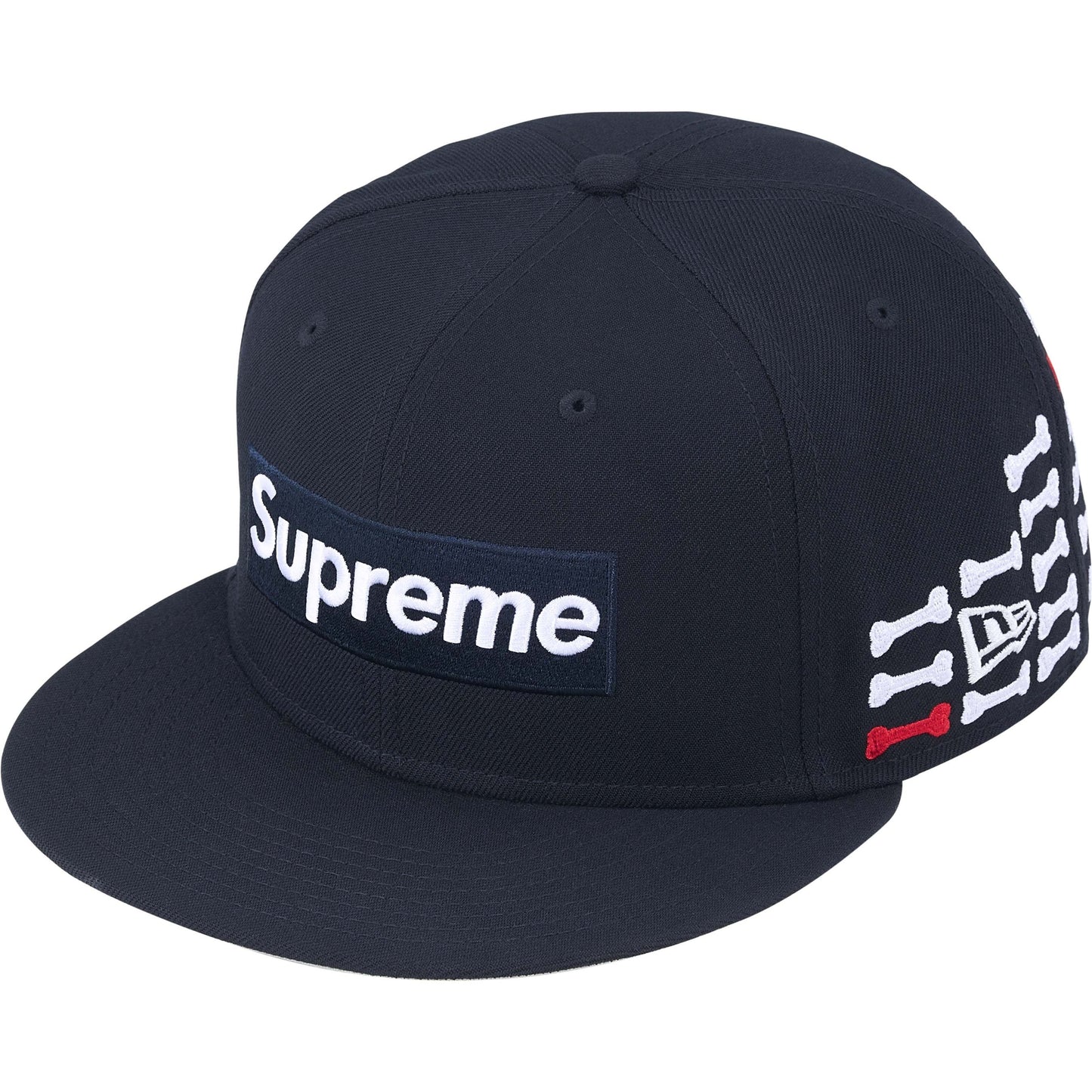 Gorro Supreme Bones Box Logo New Era Navy