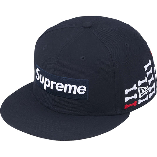 Gorro Supreme Bones Box Logo New Era Navy