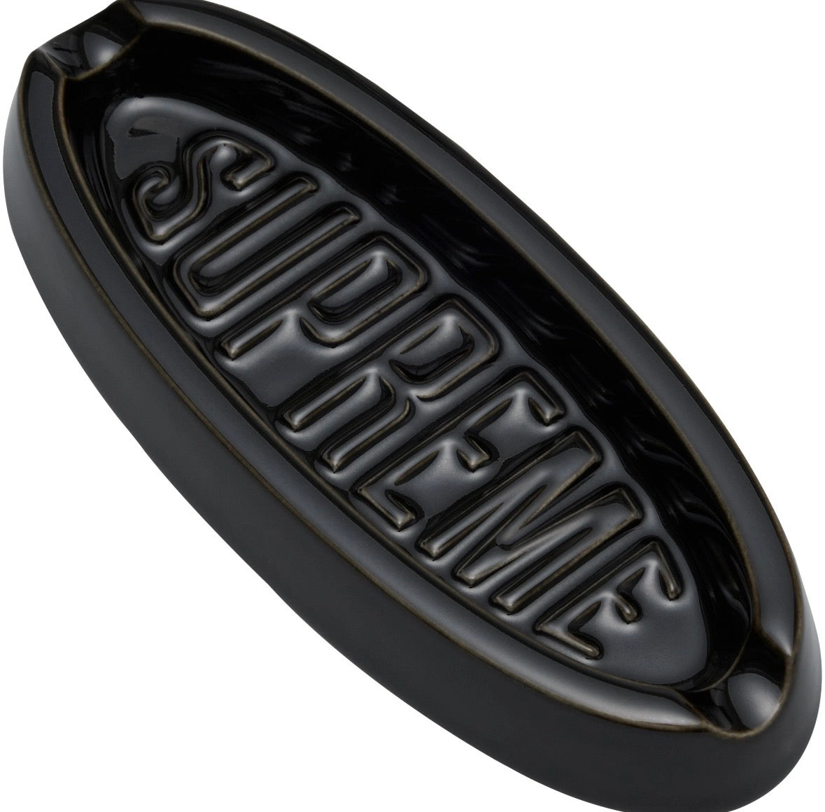 Supreme Oval Tray Black