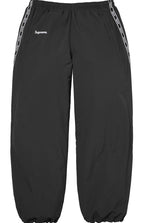 Pantalon Supreme Logo Taping Track Black