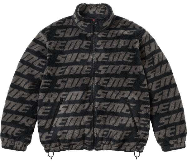 Campera Supreme Repeat Jacquard Black