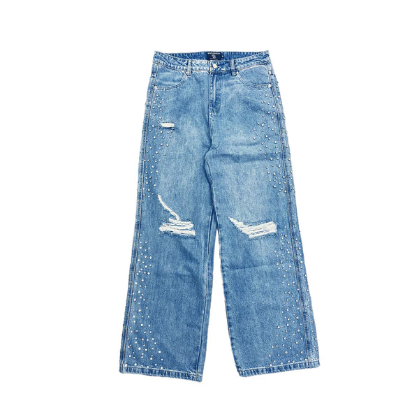 Pantalón Mixed Emotions Blue Stone Baggy Jeans