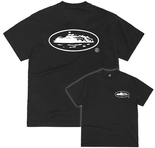 Camiseta Corteiz Island Puff Print Black