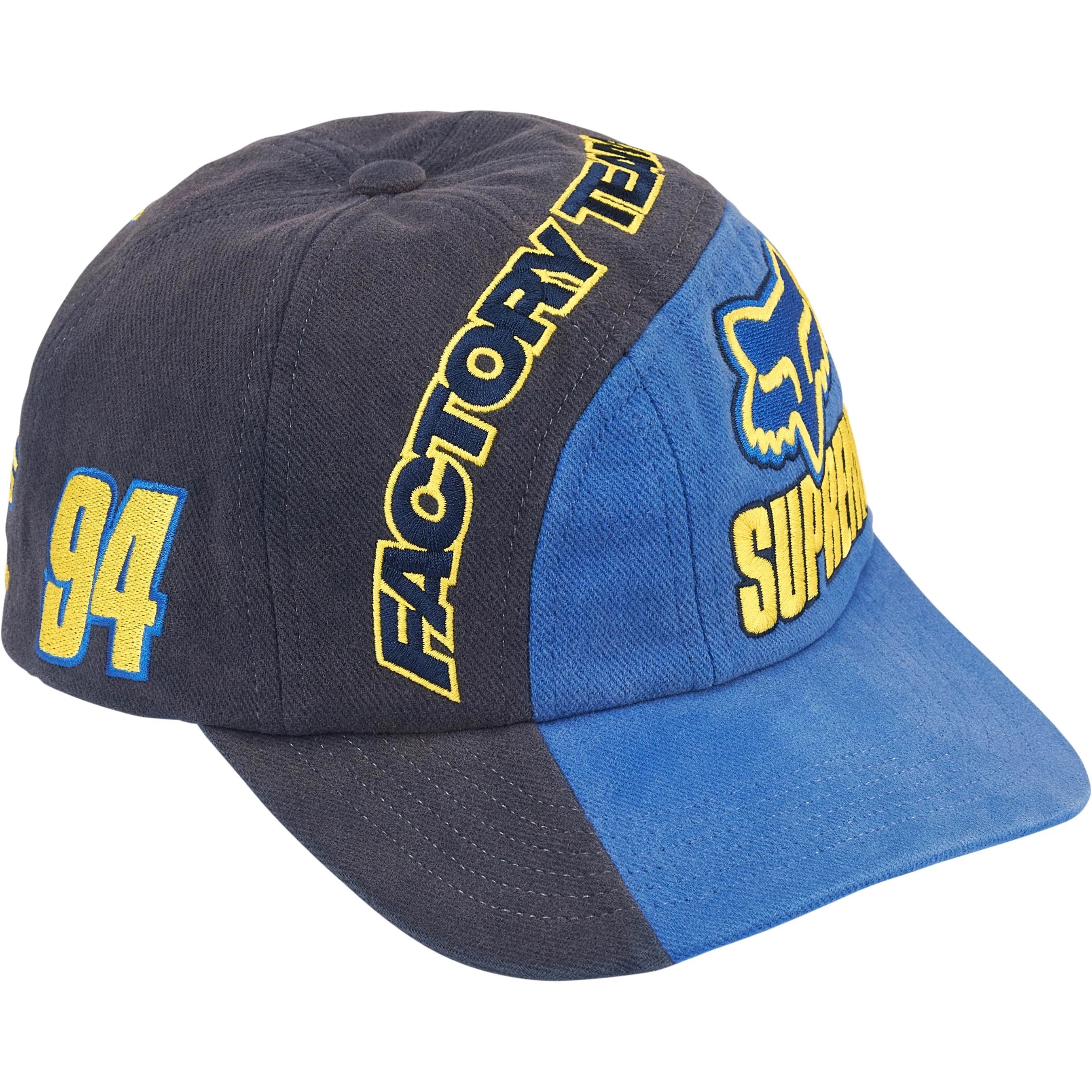 Gorro Supreme x Fox Racing 6 - Panel Navy