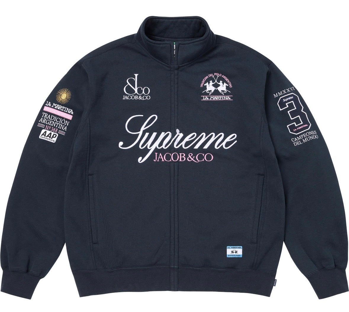 Buzo Supreme x La Martina x Jacob & Co Navy