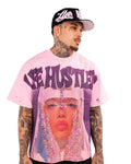 Camiseta Life Hustler Crystal Tears Pink