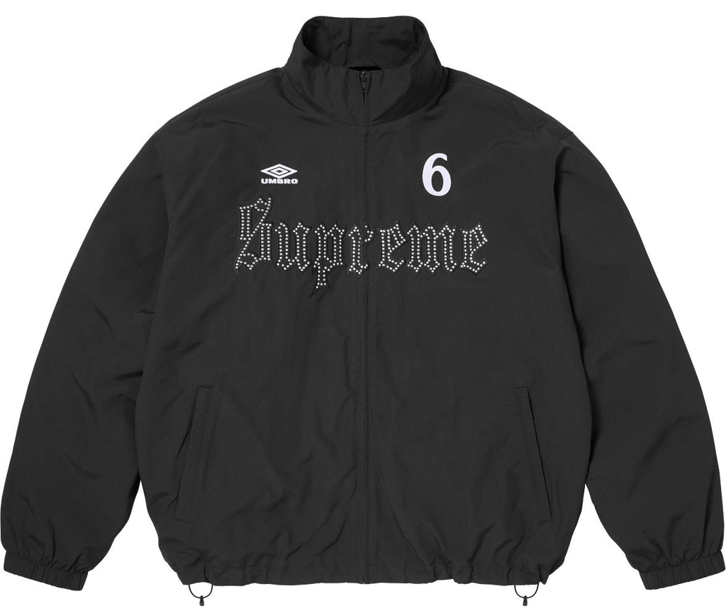 Campera Supreme x Umbro Rhinestone Track Black