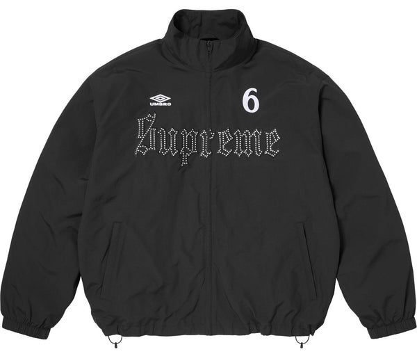 Campera Supreme x Umbro Rhinestone Track Black