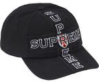 Gorro Supreme Cross 6-Panel Black