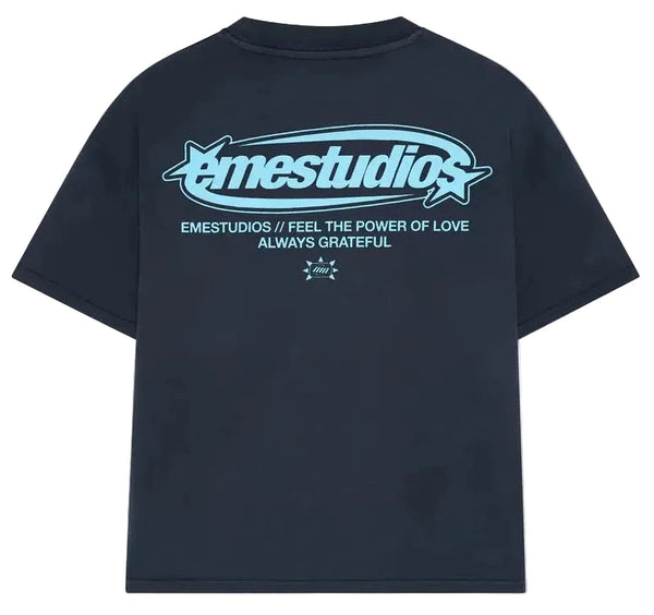 Camiseta Eme Studios Boundless Navy Oversized