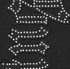 Pantalon Supreme x Umbro Rhinestone Track  Black