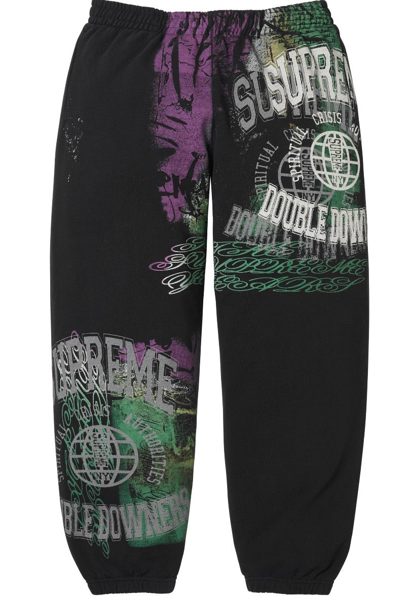Pantalon Supreme Overprint Black