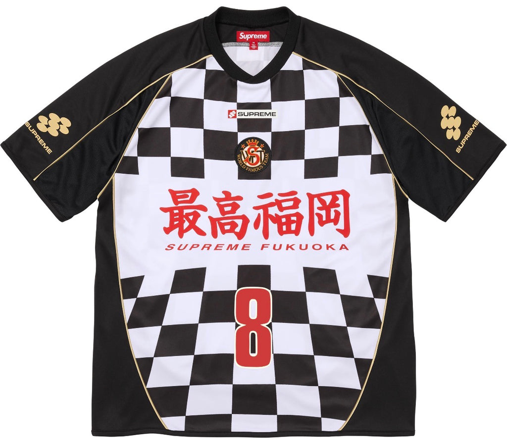 Jersey Supreme Checkerboard Soccer Black