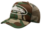 Gorro Corteiz Puff Print Trucker Woodland Camo